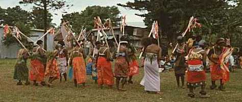 i-Vanuatu women dancing.